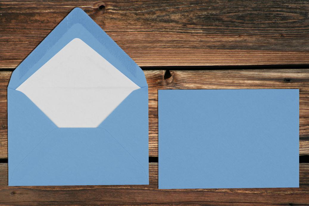 Briefhüllen mit Seidenfutter C7 81x114 mm Nassklebend Dunkelblau gerippt 100 g/qm